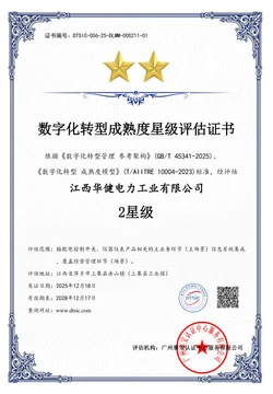Digital transformation · 2 stars — Jiangxi Huajian Electric Power Industry Co., Ltd.