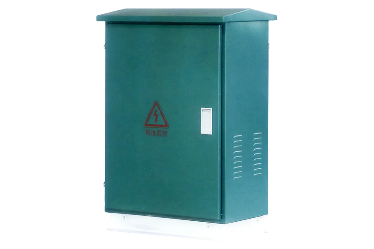 HJATIS HJ-OFP 24kV 1250A outdoor feeder pillar, providing weather-proof multi-way cable branching for robust underground power distribution