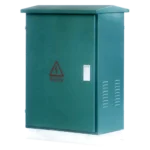 HJATIS HJ-OFP 24kV 1250A outdoor feeder pillar, providing weather-proof multi-way cable branching for robust underground power distribution