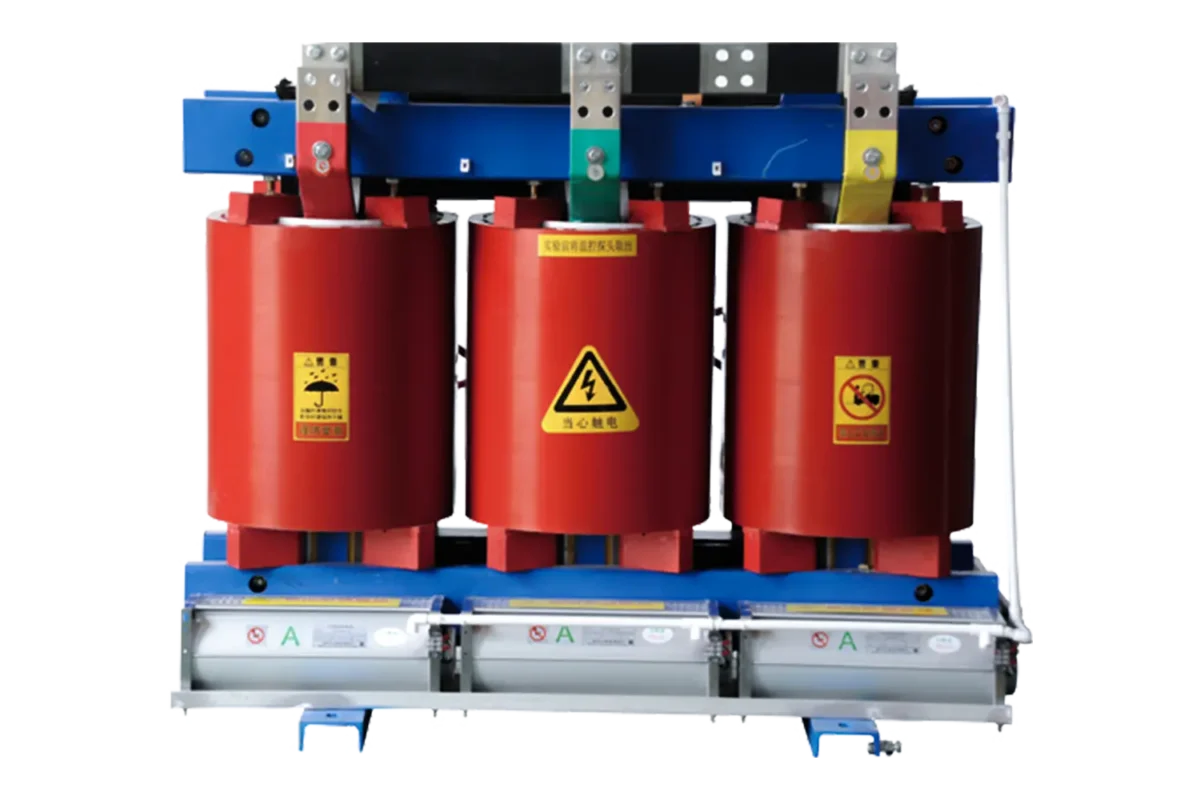 HJATIS HJ-AMT-D 35kV dry-type amorphous alloy transformer, combining ultra-low energy loss with fire-retardant properties for maintenance-free indoor utility applications