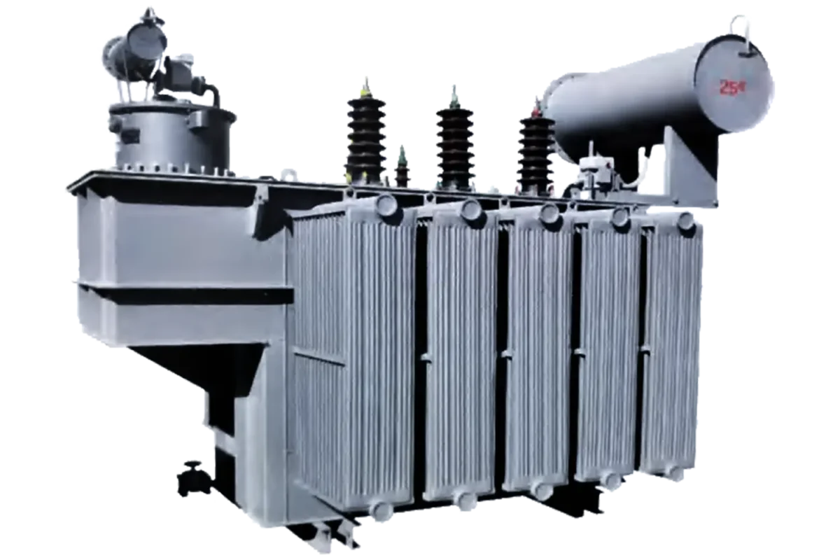 HJATIS HJ-MPT high voltage power transformer, designed with a space-saving footprint for efficient energy transmission in heavy industrial substations
