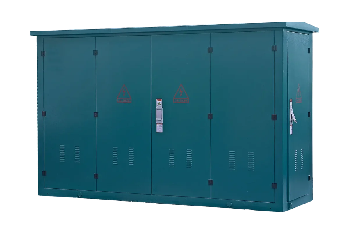 HJATIS HJ-OSS 24kV highly integrated outdoor switching station, offering a compact and safe power routing solution for urban medium voltage networks