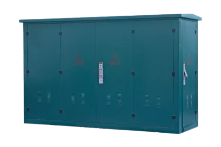HJATIS HJ-OSS 24kV highly integrated outdoor switching station, offering a compact and safe power routing solution for urban medium voltage networks