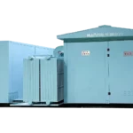 HJATIS HJ-CSS-R 40.5kV 6300kVA renewable energy step-up substation, featuring heavy-duty cooling and wide voltage tolerance for direct solar and wind power grid connection