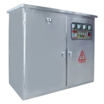 HJATIS HJ-IPC 400kVA integrated pole cabinet, combining distribution metering and compensation for space-saving 3-in-1 pole-mounted rural grid management