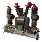HJATIS HJ-OVCB 40.5kV outdoor pole-mounted vacuum circuit breaker, ensuring safe fault clearing and stable power distribution for overhead lines