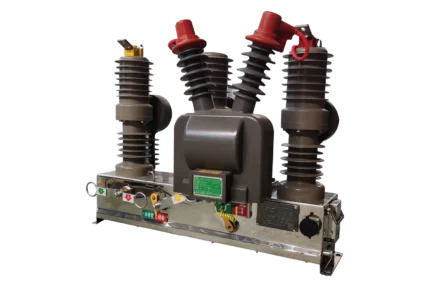 HJATIS HJ-OVCB 40.5kV outdoor pole-mounted vacuum circuit breaker, ensuring safe fault clearing and stable power distribution for overhead lines