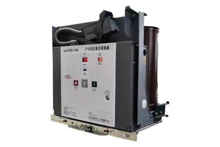 HJATIS HJ-VCB 40.5kV indoor vacuum circuit breaker with embedded pole, providing reliable short-circuit protection for industrial switchgear systems