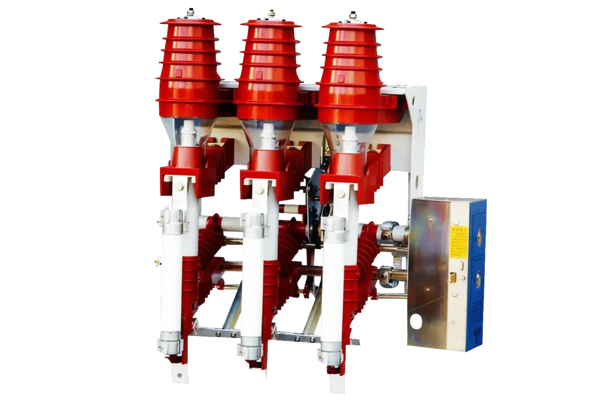 HJATIS HJ-ILBS 24kV indoor load break switch with fuse combination, designed for safe circuit isolation and transformer protection in compact substations
