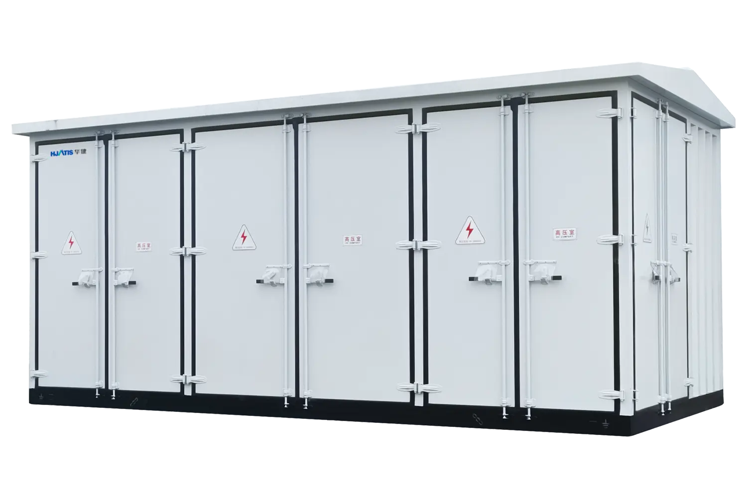 HJ-EHouse Series Prefabricated Modular Substation HJATIS HJ-EHouse 40.5kV prefabricated modular substation, offering plug-and-play installation and short lead times for harsh environment power projects